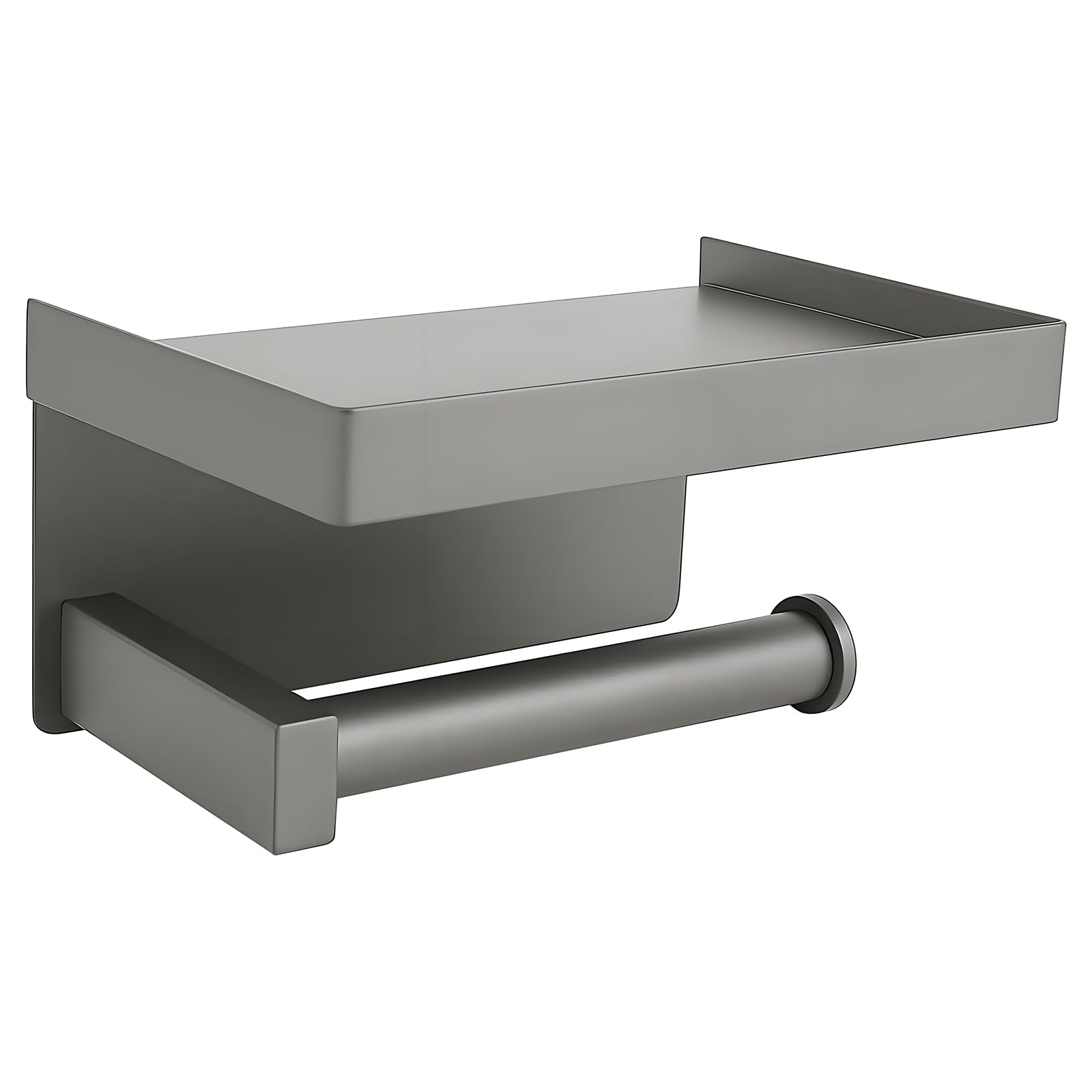 Alrens Toilet Roll Holder, Self-Adhesive Wall Mounted Tissue Holder