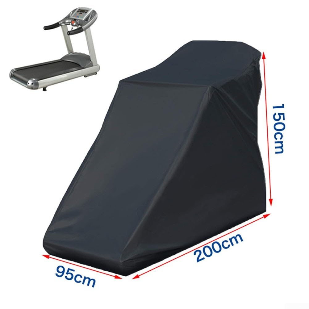 Copertura per tapis roulant, resistente all'acqua, tessuto Oxford 210D, polvere e pioggia, protezione per interni ed esterni, adatta alla maggior parte delle corsa pieghevoli e non pieghevoli, 200 x