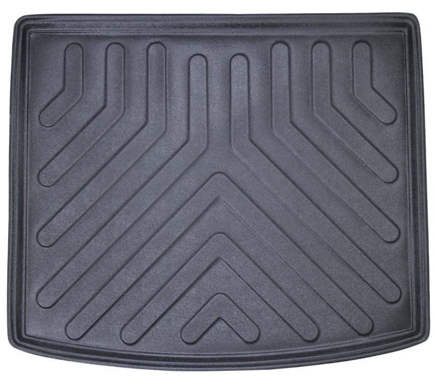 ASC Vasca baule compatibile con JEEP COMPASS II dal 2017-2025, Limited/Longitude bagagliaio su misura in gomma con bordi rialzati