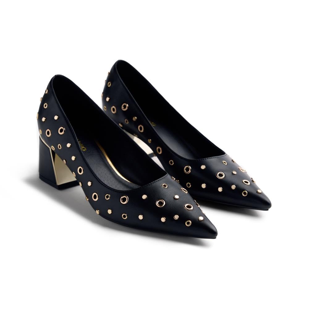GIOSEPPO Hibbing, Women's Platform, Black, 38 EU, Black/White, 6 UK