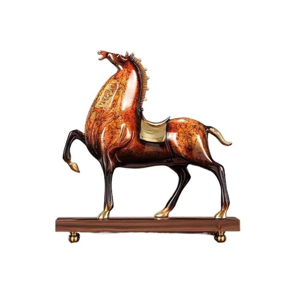 WQQYU6HKF Table Decorations Light Luxury Copper Horse Ornaments Crafts Wine Cabinet Decoration Office Business Housewarming Gift Art Statue