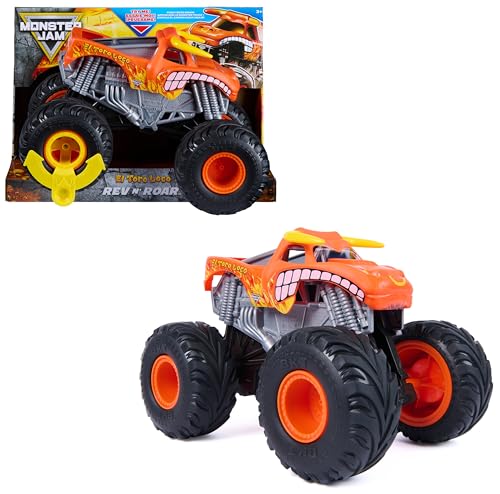 Monster Jam - Monster Truck El Toro Loco Rev ‘N Roar con Sonidos y Tracción a Las 4 Ruedas, Escala 1:15 - Coches para Niños - Juguetes Niños 3 años + - Juegos Infantiles