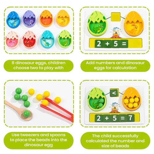 Jouets pour compter à la maison : perles de tri éducatives - 5