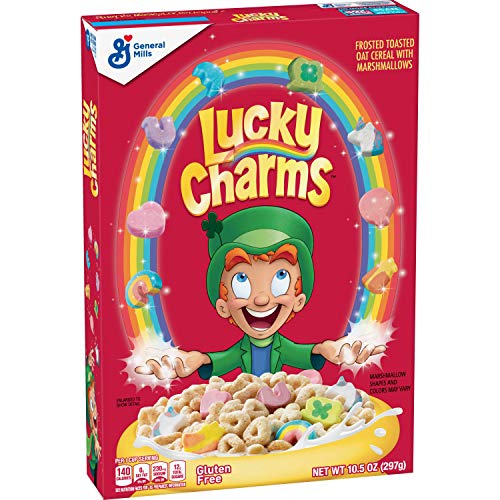Lucky Charms Breakfast Cereal, New with Magical Unicorns (10.5 Oz/297 g)