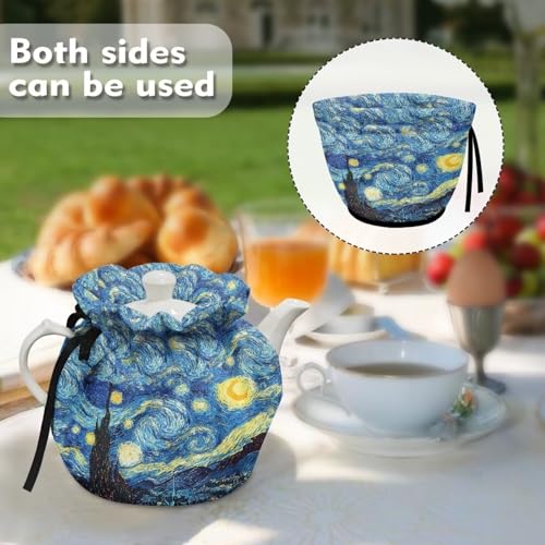 Starry Night Print Tea Cozy