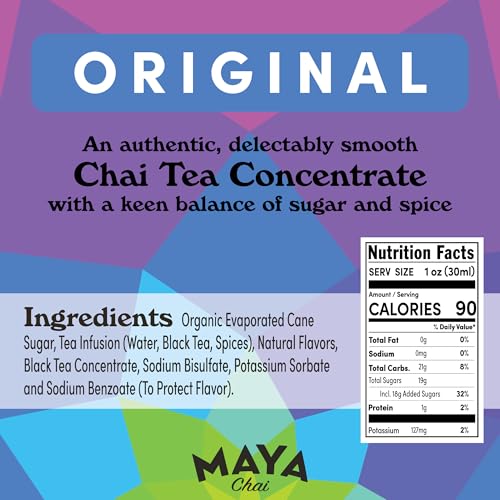 Maya Chai Tea Concentrate, Original Heritage Recipe