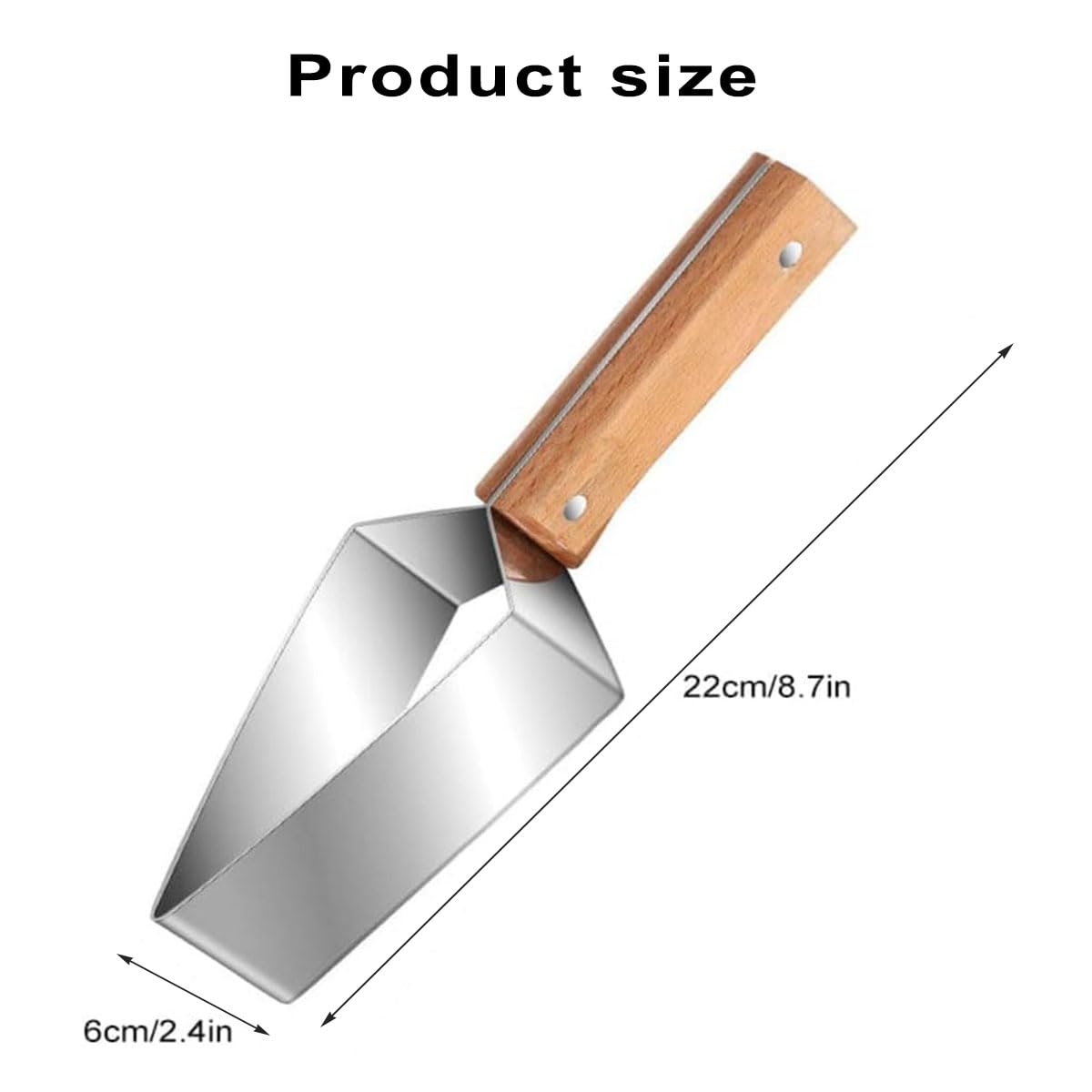 2 Piezas Nueva cortadora de sandía de acero inoxidable,utensilio para cortar sandía,cortador multifuncional de frutas de verano para cortar rápidamente frutas en la cocina, Melones, Melón Verde y Más