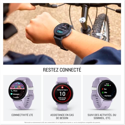 Garmin Bounce 2 Montre connectée pour Enfants avec appels Messages et géolocalisation - vue 4