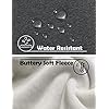 Inno Men's 30" 32" 34" 36" 38" Sherpa Fleece Lined Jogger Pants Warm Sweatpants Thermal Winter Athletic Lounge Short Tall