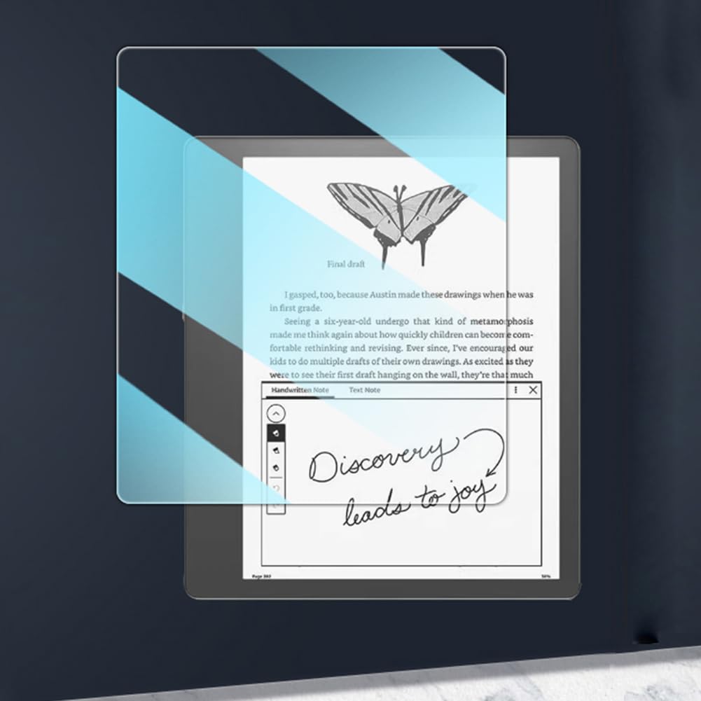 Kepuch 2 Pacchi Vetro Temperato Protezioni Schermo per Kindle Scribe 2024/Kindle Scribe 2022 10.2"