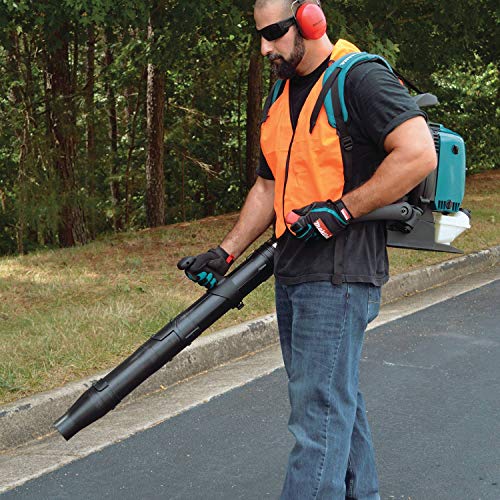 Makita EB7660WH 75.6 cc MM4 4-Stroke Engine Hip Throttle Backpack Blower, Teal