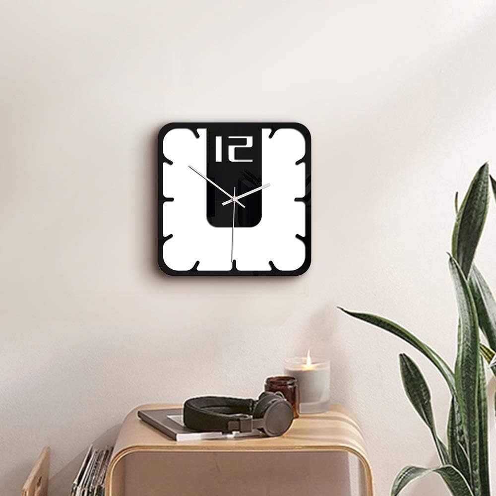 Wall Clock Acrylic Material Square Wall Clock Creative Home Fashion Watches Mute Clock Creative Wall Clock Size 28cm * 28cm