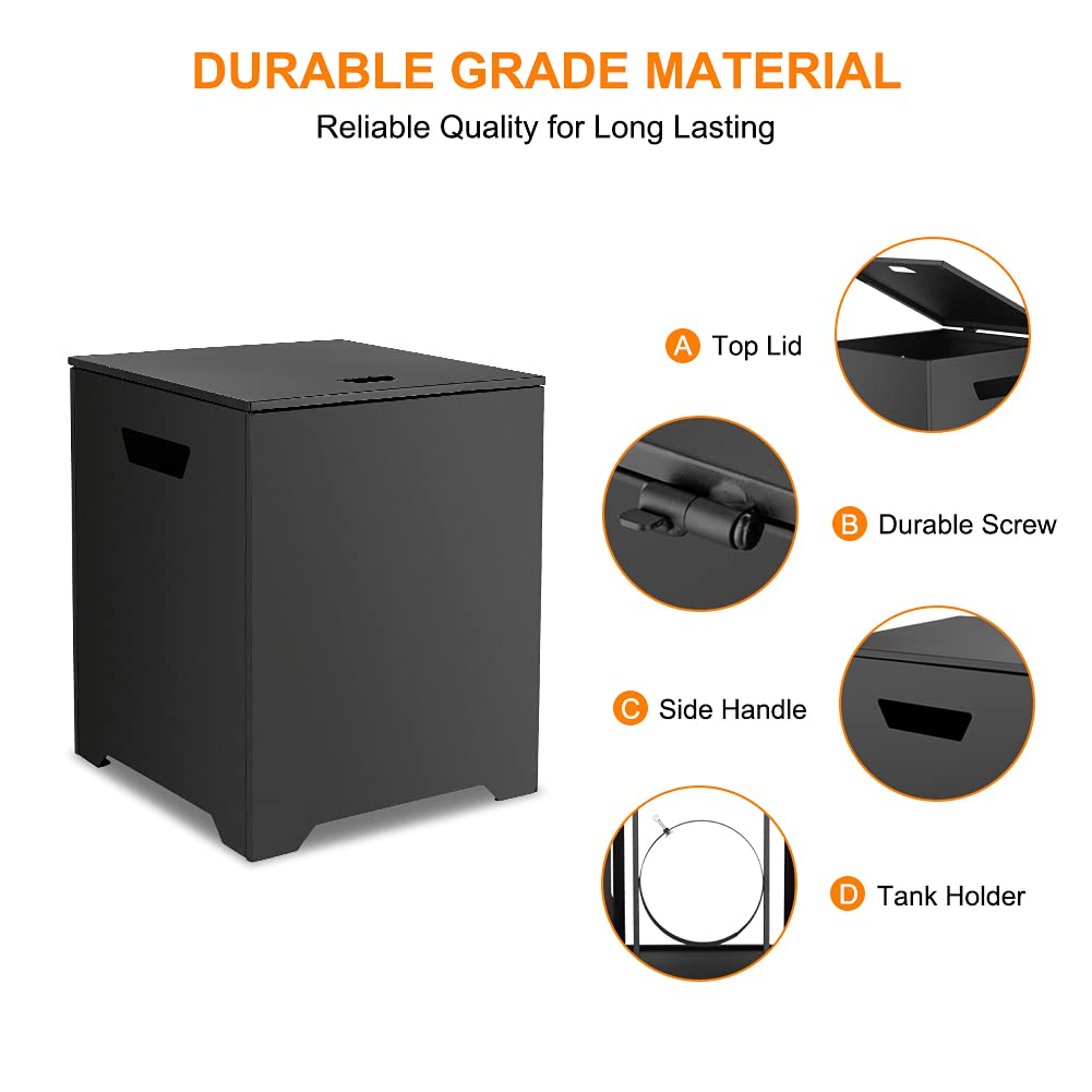 Buy Camplux Propane Tank Cover, 20 LB Propane Tank Storage Box, Outdoor