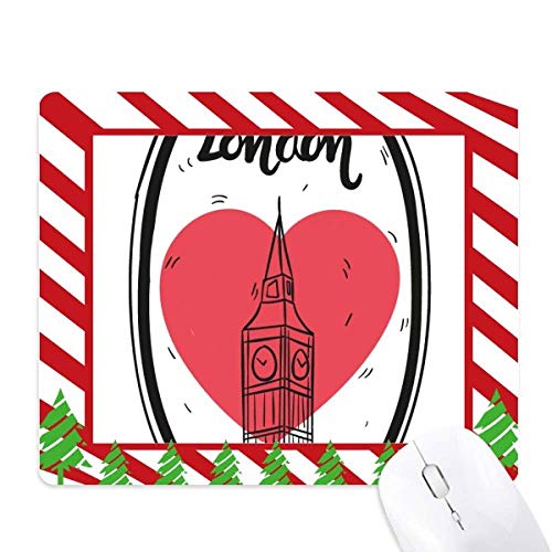 Tapis de souris Londres Big Ben aux finitions soignées style Grande-Bretagne