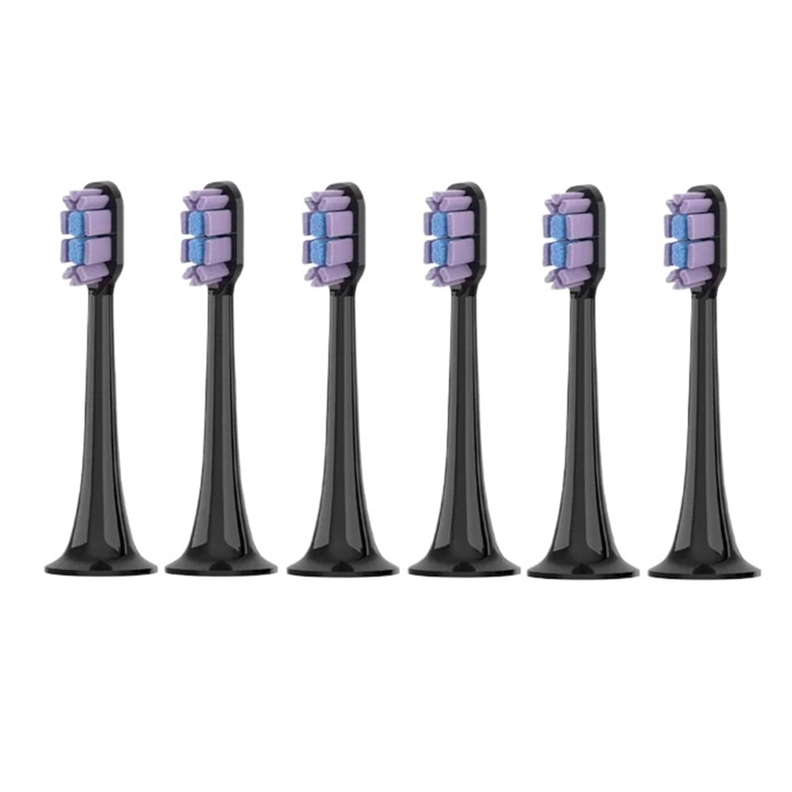 Testina Per Spazzolino, Compatibile Con Xiaomi, T700, MBS304 | Testina di ricambio, setole fini ad alta densità, testa ultrasottile da 4 mm, blu scuro(Silver)