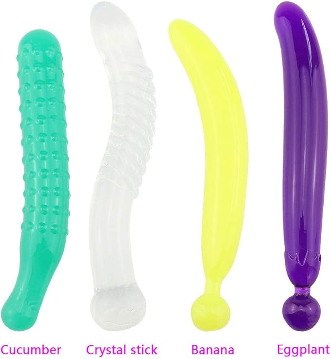 Juguetes sexuales pareja-Vegetable long dildo g-spot ...