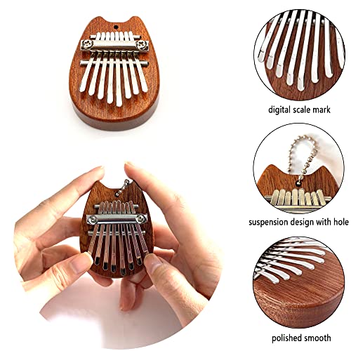 Kalimba 8 CléSpiano à Pouce Kalimba Mini Piano à Doigt En Bois Piano à Doigts En Bois Massif à 8 Touches, Musique De… - Les Beatles, Paul McCartney, John Lennon, RIngo Starr, George Harrison Kalimba 8 CléSpiano à Pouce Kalimba Mini Piano à Doigt En Bois Piano à Doigts En Bois Massif à 8 Touches, Musique De… – Image 3