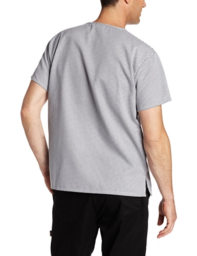 Image of Dickies EDS Signature Scrubs for Women and Scrubs for Men, Unisex One Pocket V-Neck Top in Soft Brushed Poplin 83706