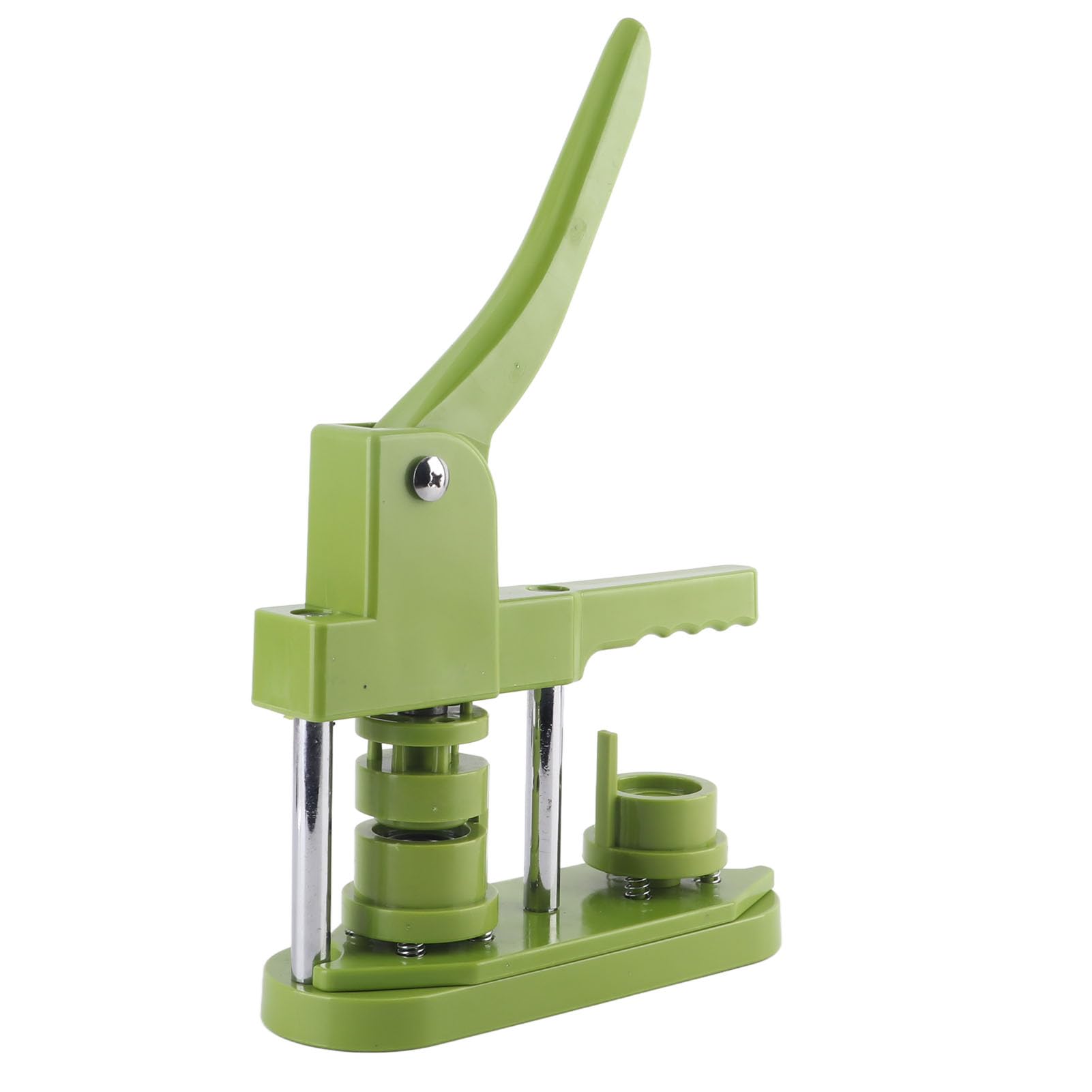Macchina per Creare Bottoni, Kit Macchina per Creare Spilli in ABS con Parti da 100 Pezzi, Libro con Modelli, Taglierina di Carta, Impugnatura Ergonomica, per Lavoretti con Badge Fai da Te