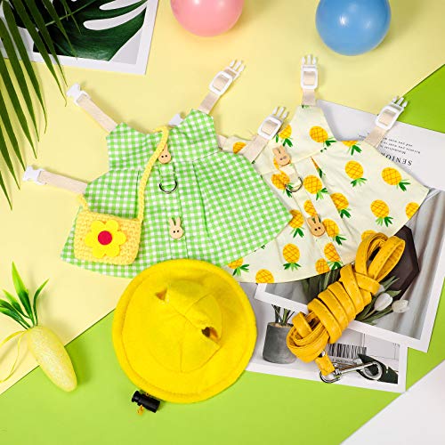 2 Sets Small Animal Harness Vest and Leash Set Small Pet Chest Harness Vest Walking Vest Harness for Rabbit Ferret… - Image 5