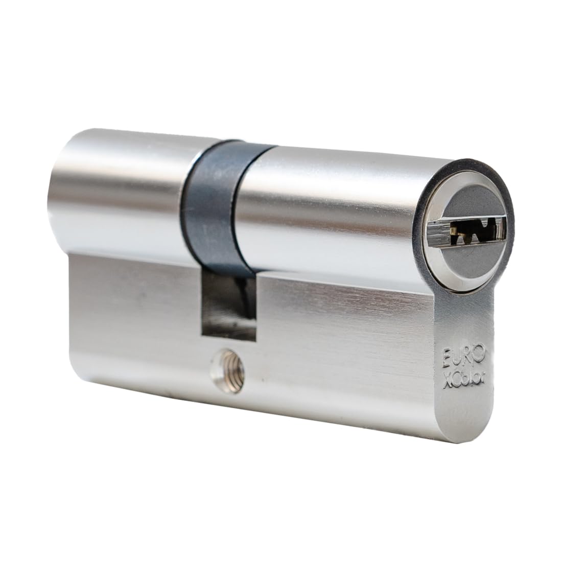 FELGNER Doppio cilindro XCOLOR | Cilindro di chiusura cilindro profilo serratura di sicurezza per porta di casa e porta d'appartamento | incluso 5 chiavi con punto colorato | 30/45 mm (45/30 mm)