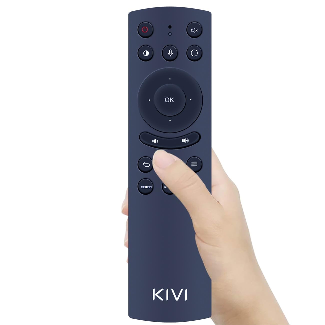 Pilot głosowy Bluetooth do telewizora KIVI RC80 32FR50BU 40FR50BU 32FP50WU 32FP50GU 43UP50GU 49UP50GU 55UP50GU 65UP50
