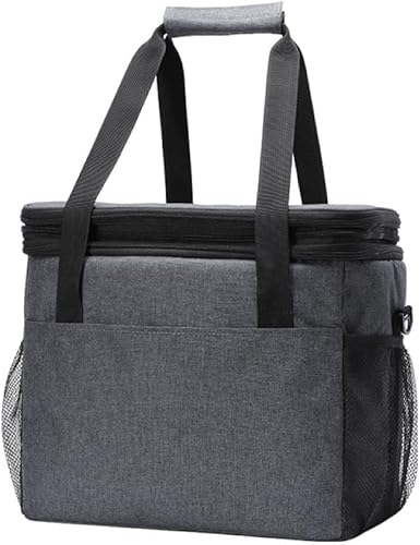 Honung Lonchera grande expandible para hombres y mujeres, lonchera aislada para adultos, reutilizable, a prueba de fugas, aislada, refrigerada, con