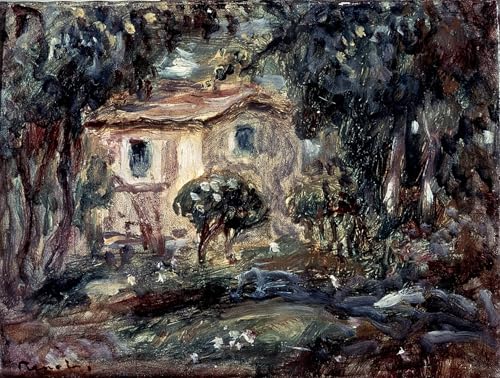 Tableau paysage Le Cannet Renoir - Impression sur toile décoration murale 60x90cm