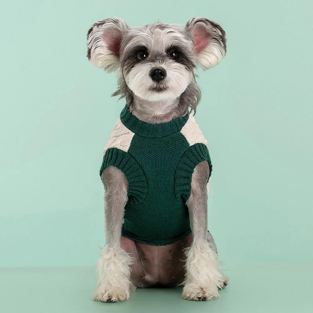 Maglione for cuccioli di cane alla moda, classico, caldo, for cani e gatti, maglioni natalizi, carino, abbigliamento for carlino, chihuahua e yorkshire.(3,L)