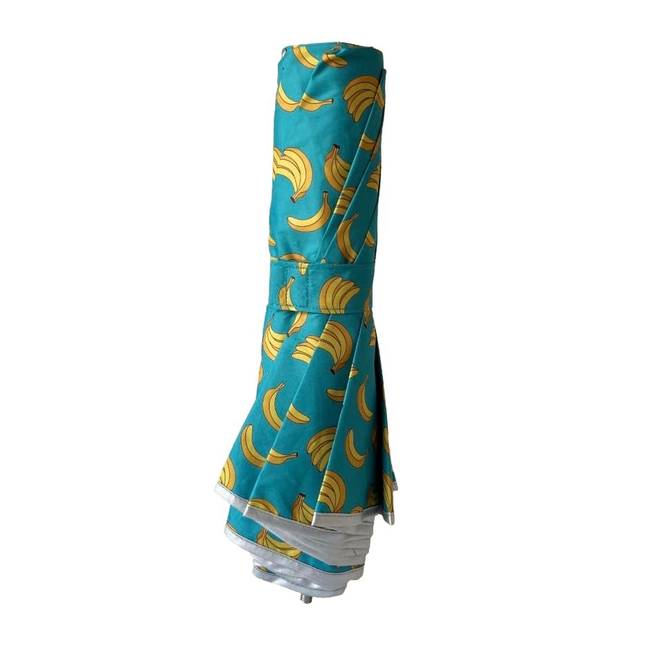 ECLIPSE - Sombrilla de playa plegable, perfecto para viaje, moto, mochila.. 1KG, 39CM cerrado -134 Ø, UPF30
