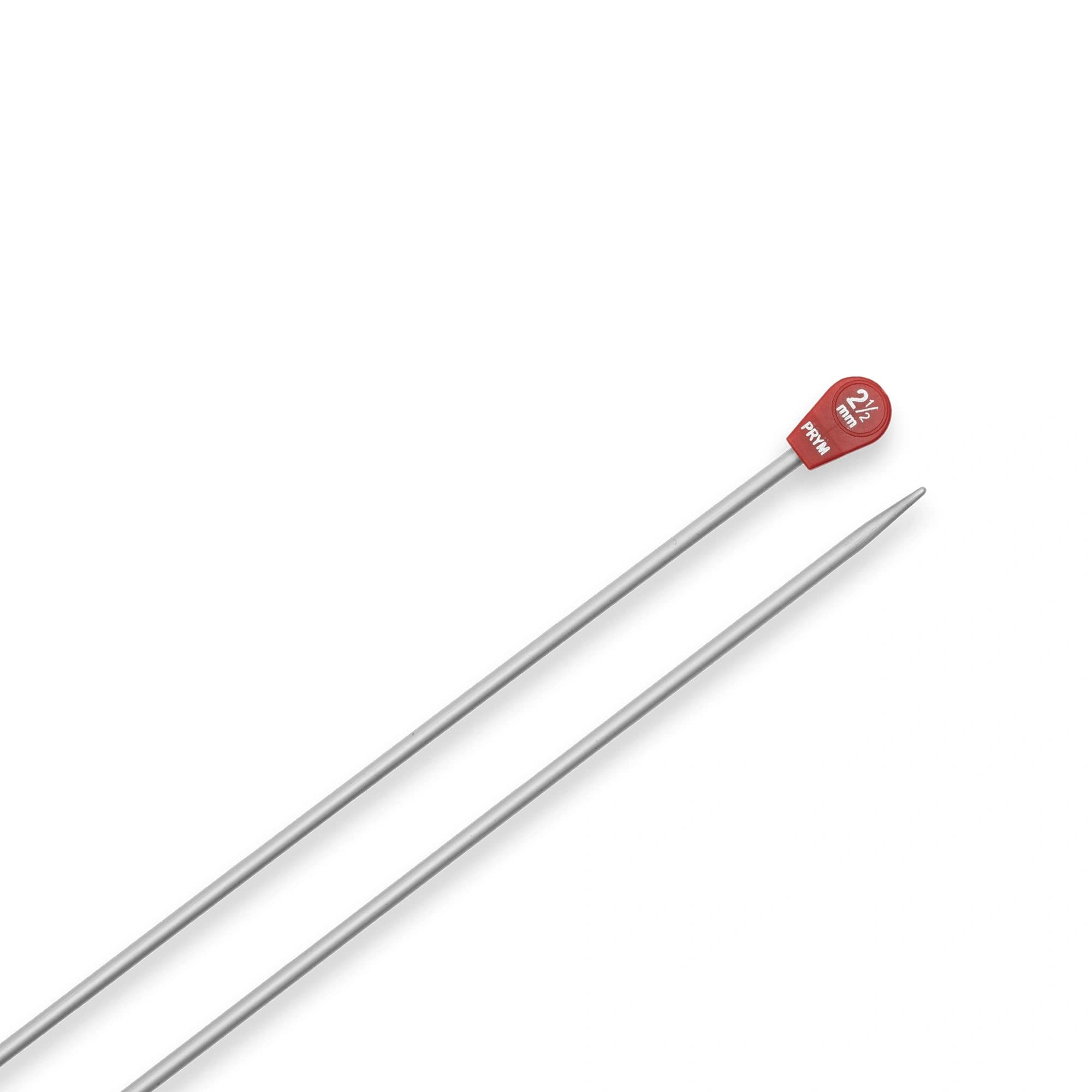 Prym - Prym Aluminium Pearl Grey (40cm, 2.50mm) Knitting Needles - 2 Needles - Image 3