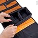 CamKix Roll-Out Bag with Waist/Shoulder Strap compatible with GoPro Hero and DJI osmo Action + Other Action/Compact Cameras - Multiple Carry Options (Hand, Shoulder, Waist, Back) - Smart Case