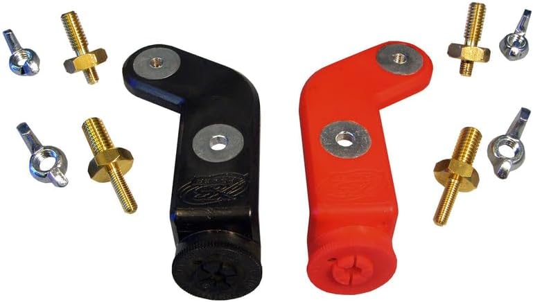 XS Power 553 I-BAR Marine Side and Top Terminal Adaptor with 5/16" and 3/8" Studs – Copper Coated, Corrosion-Resistant Battery Connector for Boats, Compatible Marine Grade