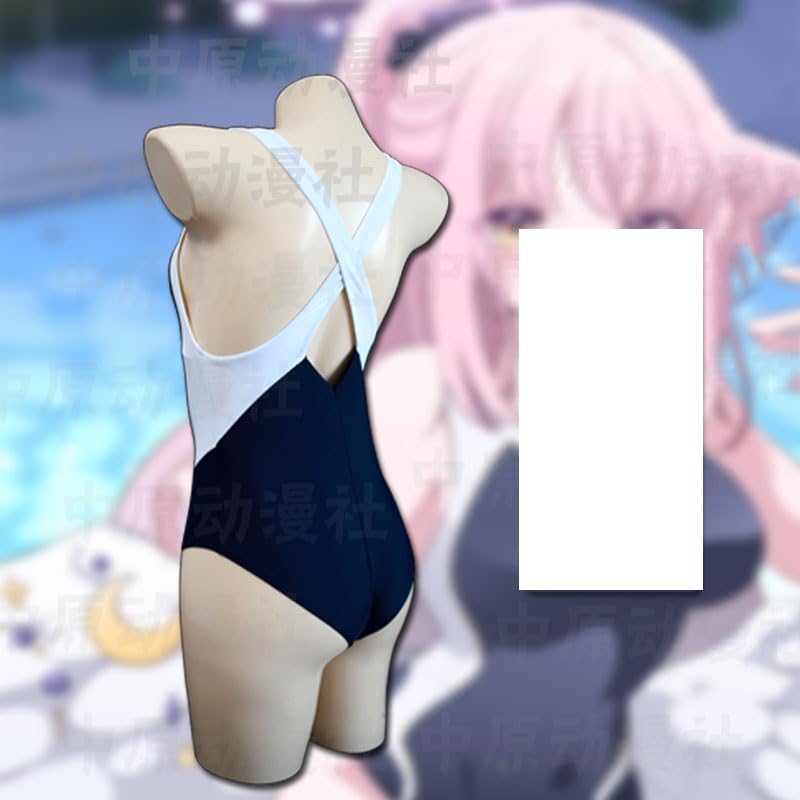 Amazon.co.jp: [SDCADQ] 聖園ミカ コスプレ衣装 水着 夏 スクール水着