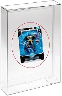 WICAREYO 5PCS Box Protector for McFarlane ,Case Protector Sleeve Display Box Protector Case for McFarlane DC Multiverse 7" Figures