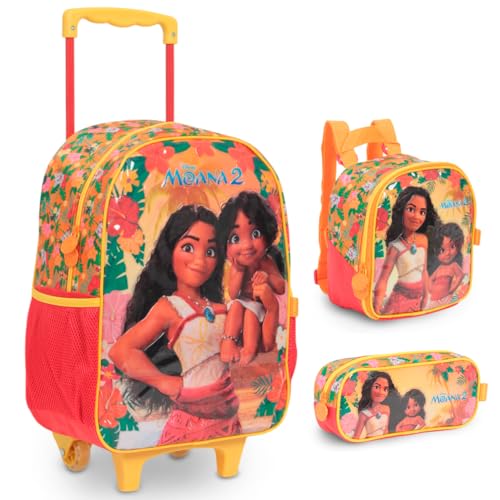 Kit Mochila Infantil Menina 2 + Lancheira + Estojo