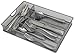 Yesker YES-33 Mesh Small Cutlery Tray with Foam Feet-Kichen Organization/Silverware Storage Techngologies, 1, silver