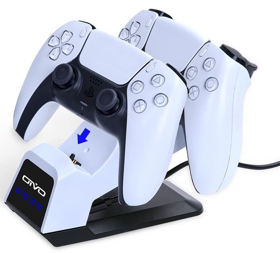 TCOS TECH Ps5 Controller Charging Station, Playstation 5 Controller Charger Station With 2-Hour Charging Ac Adapter, Ps5 Remote Charger For Ps5 Controller Charging Docking Station, Black (B09V8GTN76) Amazon Price History, Amazon Price Tracker