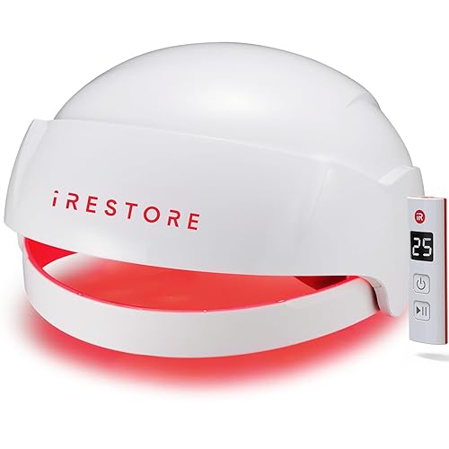 iRestore Sistema esencial de crecimiento del cabello con láser Crecimiento del cabello autorizado por la FDA para hombres y tratamientos de pérdida