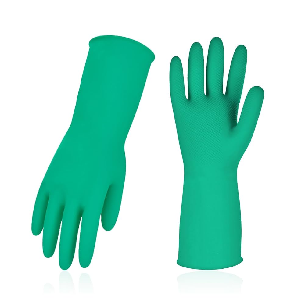 Vgo Heavy Duty Cleaning Gloves Lined Nylon Household Gloves Reuseable | INDIA