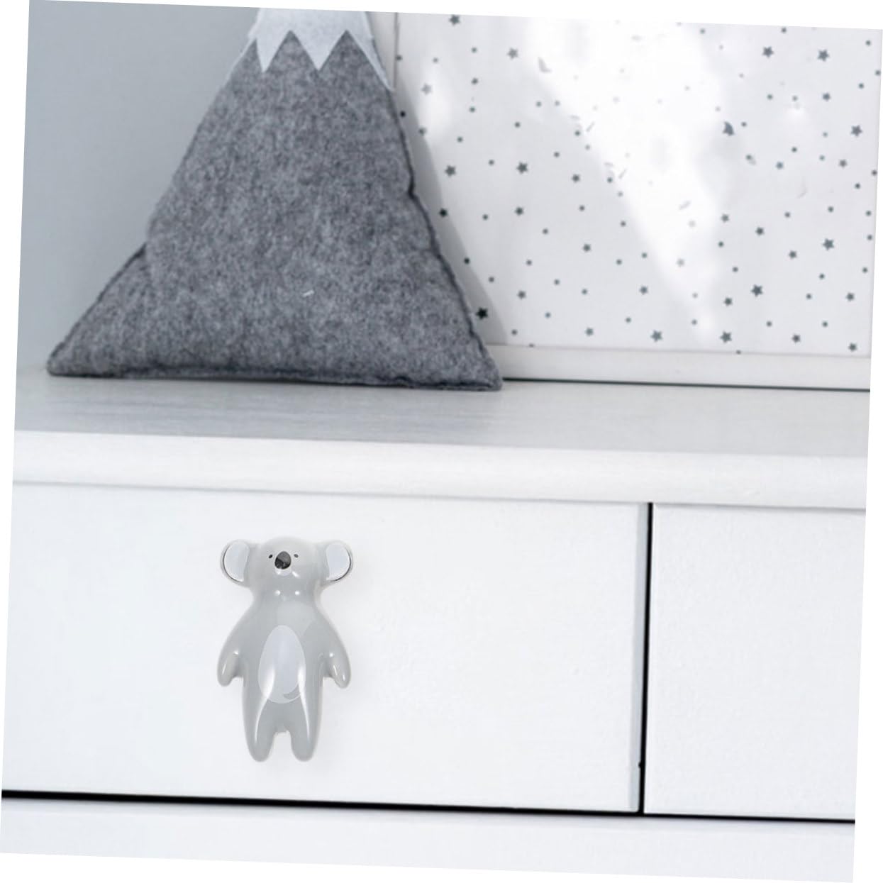EXCEART 8 Pomelli a Forma di Animale in Ceramica Decorativi, Facili da Installare Manopole di Ricambio per Armadio e Guardaroba per Cameretta