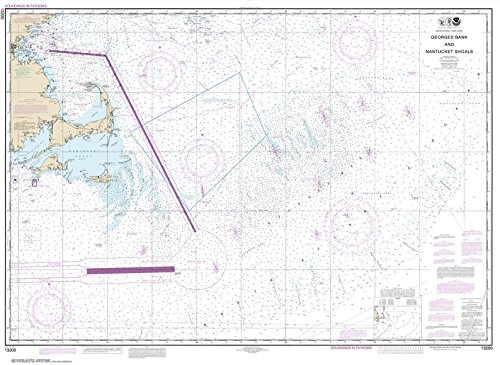 NOAA Chart 13200: Georges Bank and Nantucket Shoals 34.4 x 47.1 (Traditional Paper)