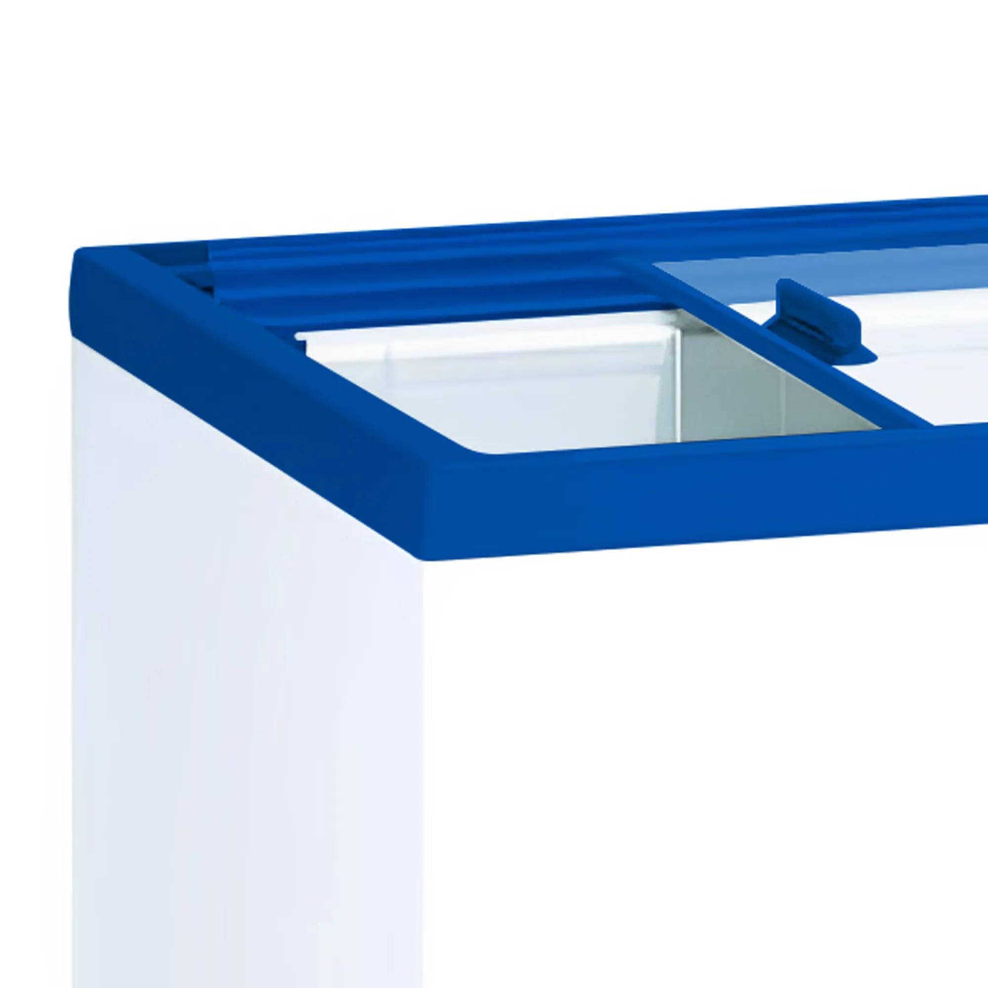 MBH -Arcón congelador profesional 150 cm y 470 litros con puertas correderas de cristal. Congelador horizontal industrial de bar, restaurante y hostelería.