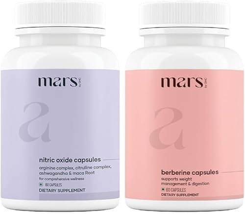 Mars NitroBurn Combo alimentado por óxido nítrico y berberina del Himalaya - Paquete de 1