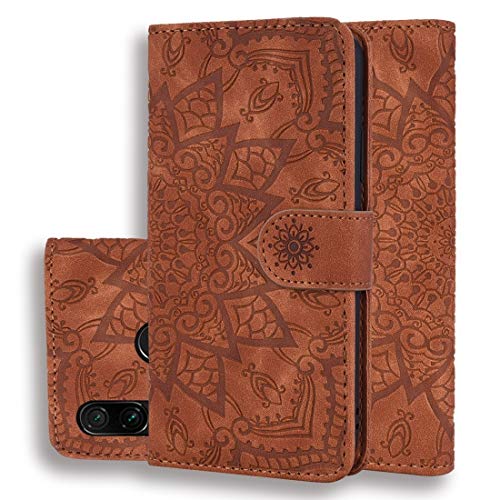 Coque en cuir Xiaomi Redmi Y3 Étui portefeuille Mandala pour vos déplacements quotidiens