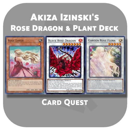Generic Complete Custom Deck for Yu-Gi-Oh! 5D's - Akiza Izinski's Rose Dragon & Plant Synchro Deck