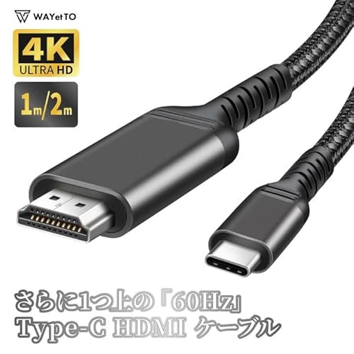 WAYetTO HDMI Type-C ミラーリングケーブル 2m