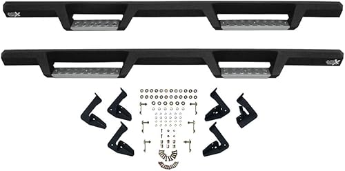 Miniatura 5 de Westin 56-113352 HDX - Barras de paso de acero inoxidable para F-250 F-350 F-450 F-550 Super Duty Crew Cab 1999-2016, par negro texturizado