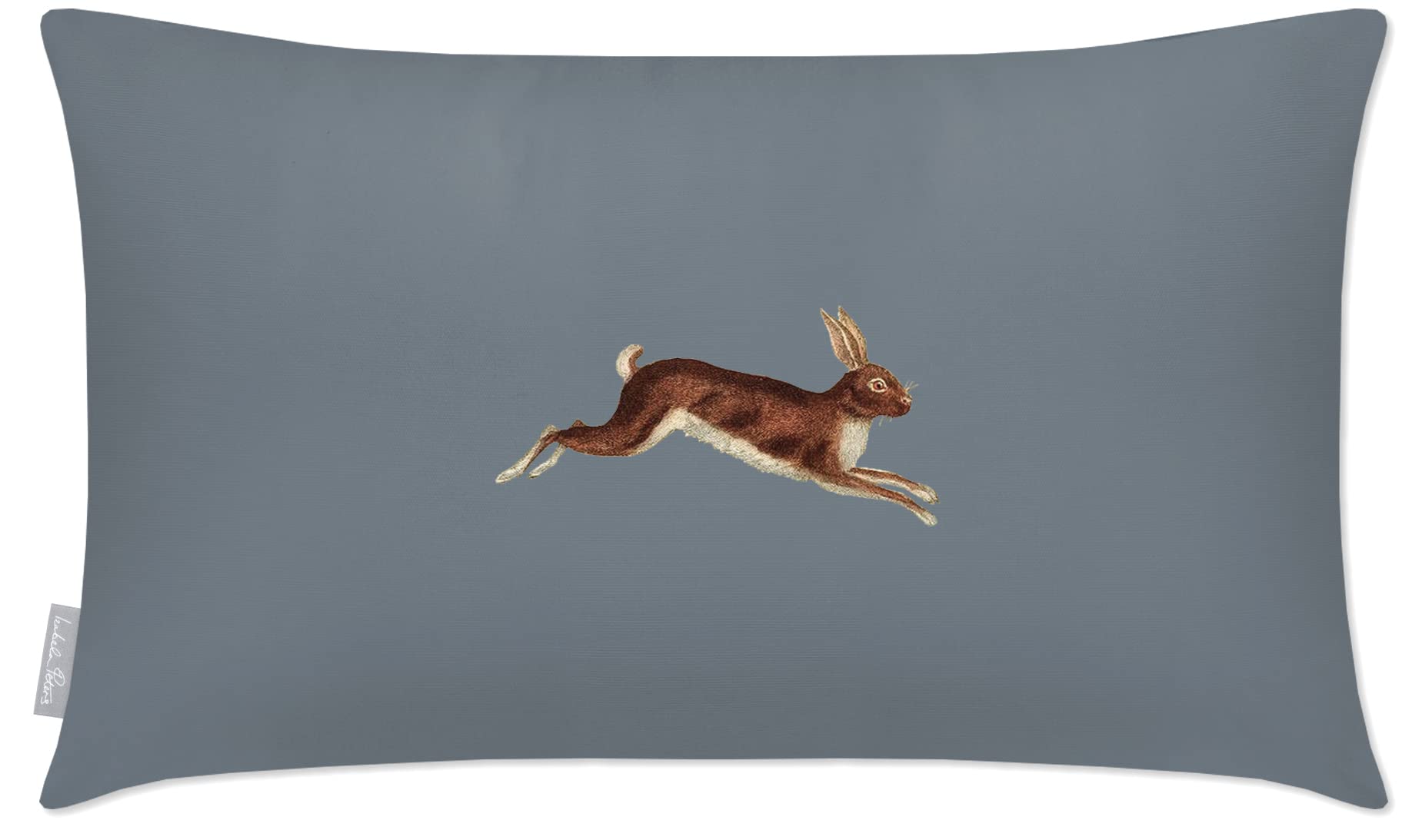 Izabela Peters Outdoor Cushions Waterproof, 60 x 40 cm, Filled Outdoor Cushion, Hare - French Grey, Garden Furniture Cushions, Outdoor Seat Cushions, Garden Chair Cushions โ image 1