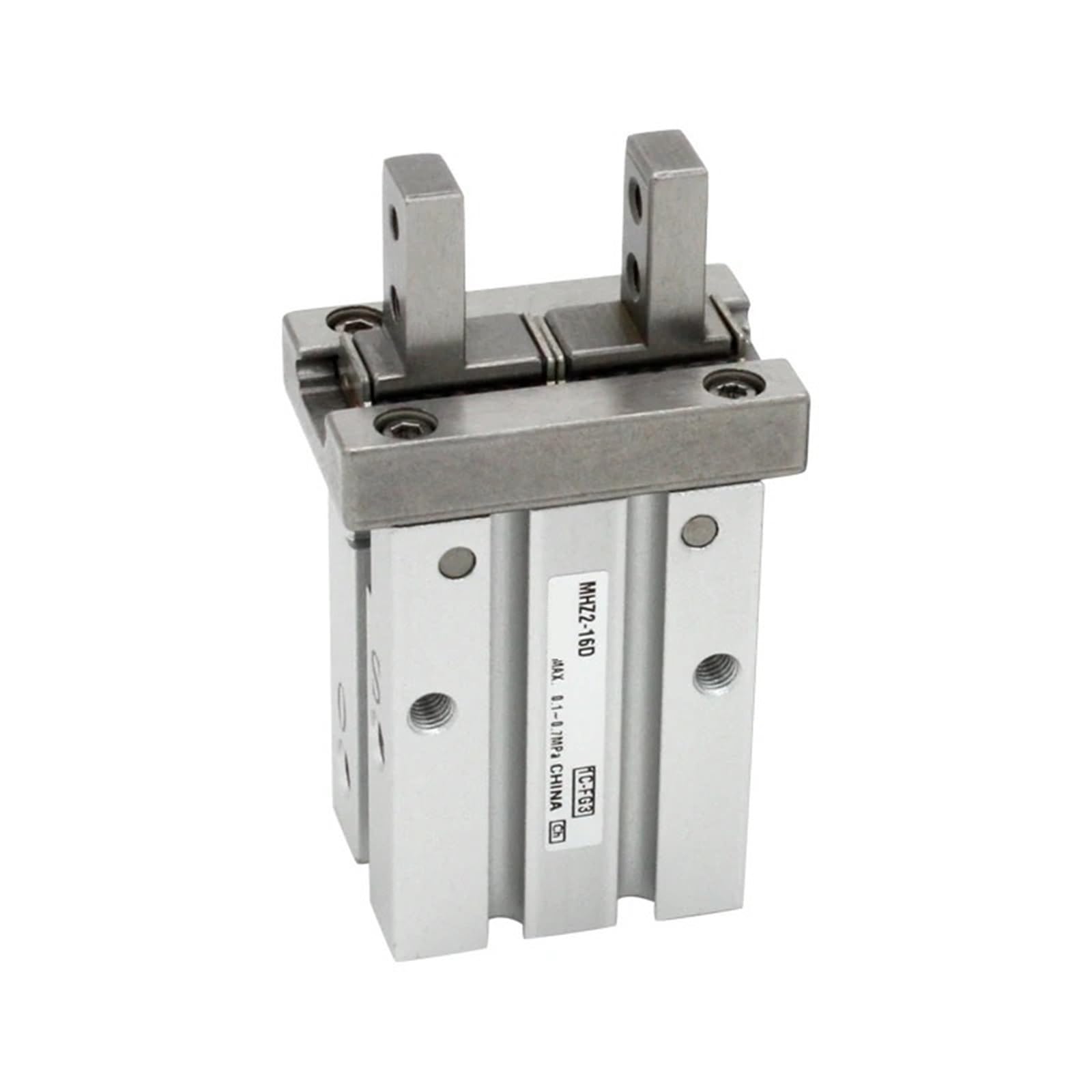 Pince pneumatique aluminium MHZ2-16D finition usinée durable